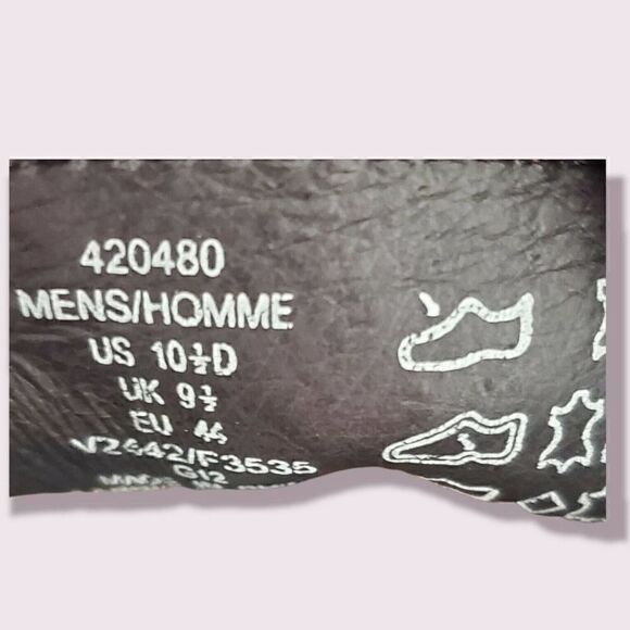 Lands End Astor Wingtip Men's 10.5 Homme Spice Brown Dress Shoes | BUCKS | EUC - Picture 8 of 8